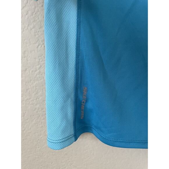 Skechers Active Turquoise Tide Blue Purple Pink Girls' Sleeveless Top Size 5/6 - Picture 6 of 6